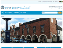 Tablet Screenshot of crownsurgery.org.uk